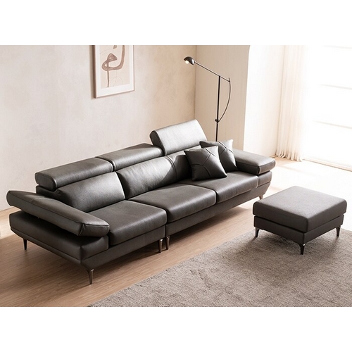 BIF보루네오 디에르 빈스 천연통가죽 소파 3.5인용