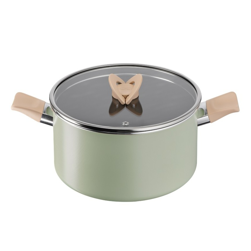 테팔  티타늄 IH 블라썸 민트 양수냄비