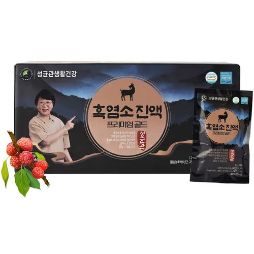성균관생활건강 흑염소 진액 프리미엄 골드 80ml 60포