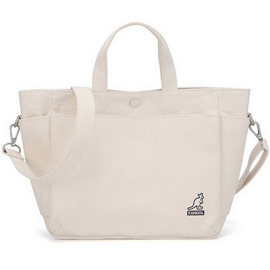 캉골 텀블러 캔버스 미디엄 토트백 3813