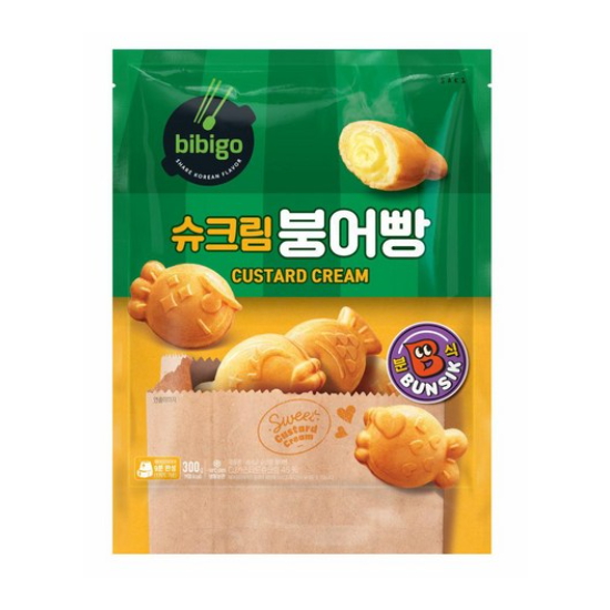CJ제일제당 비비고 슈크림 붕어빵 300g