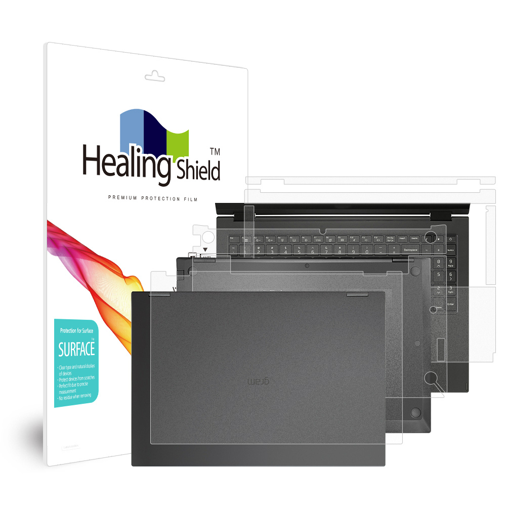 폰트리 힐링쉴드 LG전자 그램360 16T90P 16TD90P 무광 외부보호필름