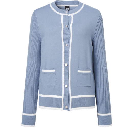 LF 닥스골프 라인배색 가디건 DNSW3C603B5