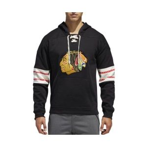 아디다스 NHL 시카고 풀오버 저지 후드티 DN2127