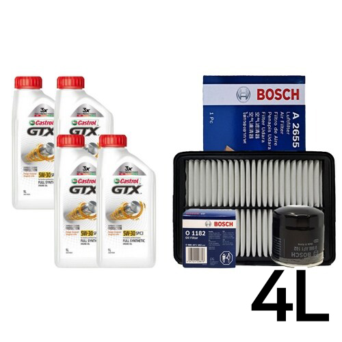 캐스트롤  GTX SP/C3 5W30 4L + 보쉬필터 쉐보레 더뉴 스파크