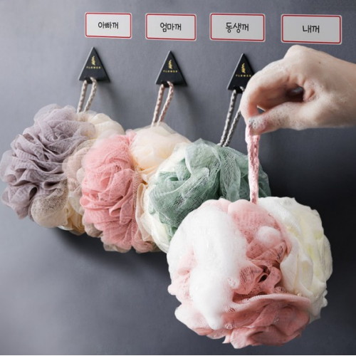 모나코올리브  거품중독 라파스텔 대왕 투톤 샤워볼