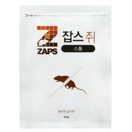 잡스 스톰 100gx3개 쥐약 살서제 살충제 쥐살서제