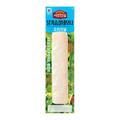 사조대림  닭가슴살 네모나 오리지널 80g
