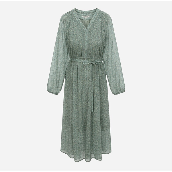 써스데이아일랜드 여성 브이넥 풀오픈 원피스 T236MOP146W