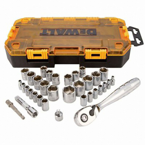 디월트 3/8인치 & 1/4인치 드라이버 소켓세트 DWMT73804 (34pcs)