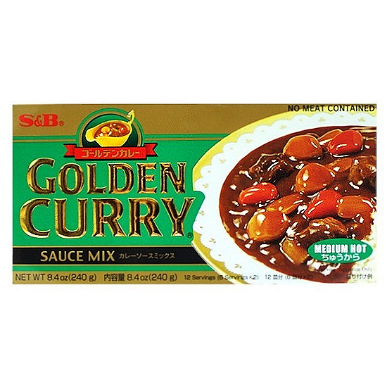 S&B  골든카레 중간매운맛 220g