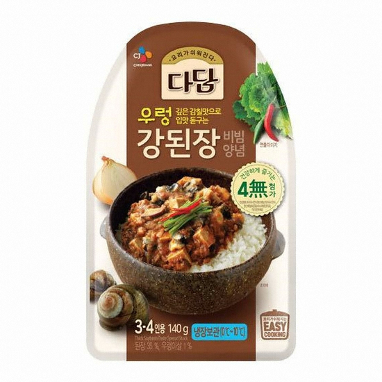 CJ제일제당 다담 우렁 강된장 비빔양념 140g