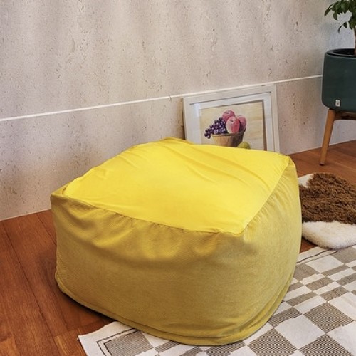 덕힙 사각 무지 빈백 1인용