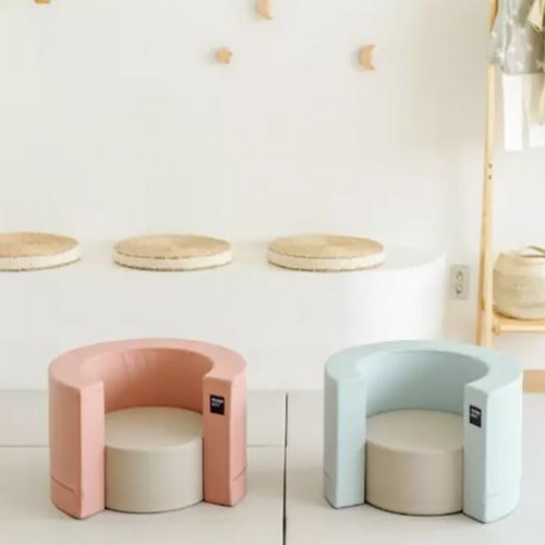 디자인스킨 터널플러스 유아 가죽 소파 1인용