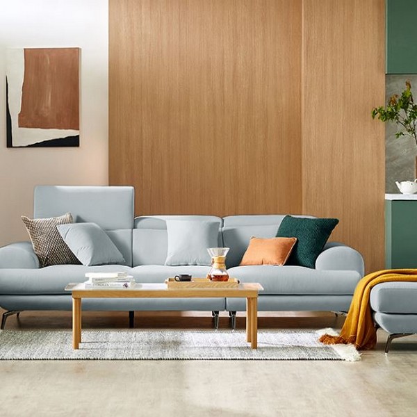 자코모 루디아 기능성 세레나 패브릭 소파 3.5인용