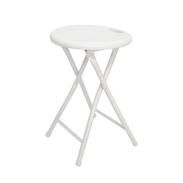 팬물산  원형 손잡이 접이식 스툴