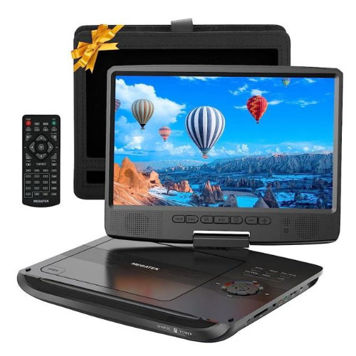 MEGATEK  12.5인치 휴대용 DVD 플레이어