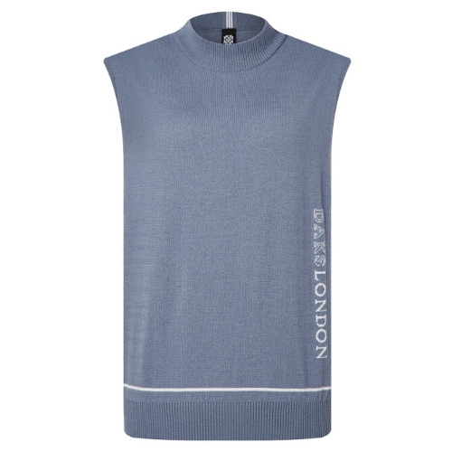 LF 닥스골프 로고프린트 울 니트베스트 DNSW3C605B5