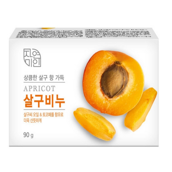 무궁화 자연미인 살구 비누 90g