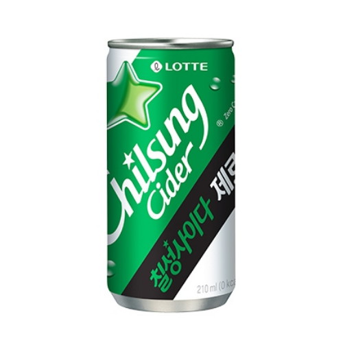 롯데칠성음료 칠성사이다 제로 210ml