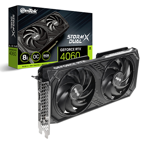 이엠텍  지포스 RTX 4060 STORM X Dual OC D6 8GB