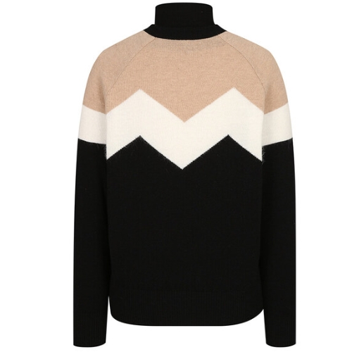 레노마골프 탈착 방풍 안감 지그재그 패턴 니트 RWSHL8203