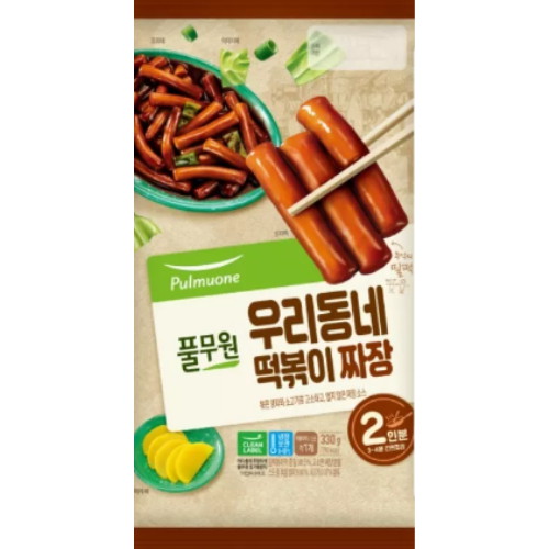풀무원 우리동네 떡볶이 짜장 330g [1개] - 에누리 가격비교