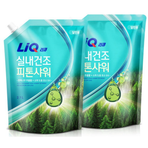 리큐 실내건조 피톤샤워 일반용 리필 2.1L