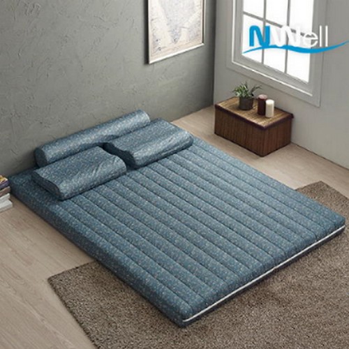 신우팜앤라텍스 느웰 미디움하드 천연라텍스 매트리스 K+베개