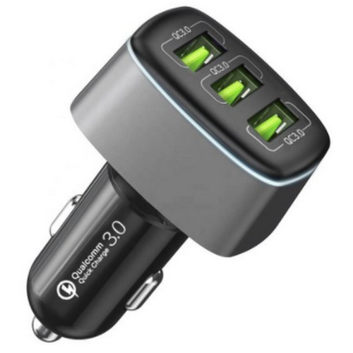 쿠팡 홈플래닛 퀄컴 QC3.0 차량용 시거잭 고속충전기 FP6601Q-3