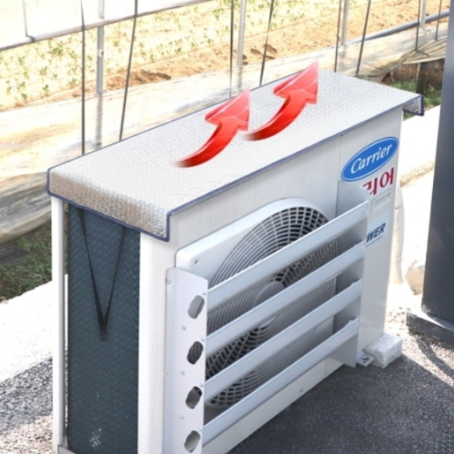 리빙홈데코  에어컨 실외기 절전 커버 고리형 대형