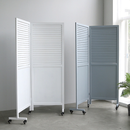 에일리 발리 이동형 2단 원목 파티션