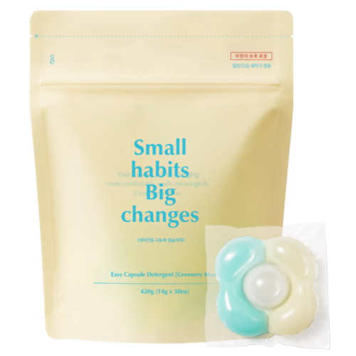 소소이지 이지 캡슐세제 그리너리 머스크 30개입