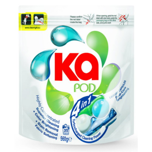 카포드 4in1 듀얼코어 캡슐세제 브라이트닝 파우치 35개입