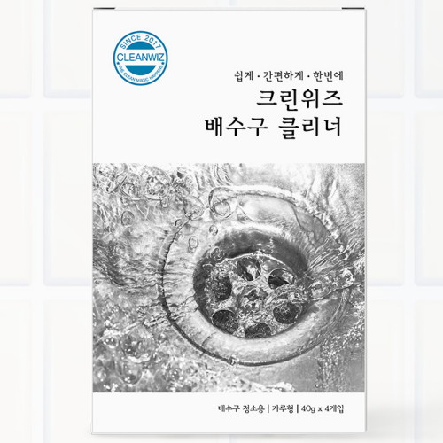 제이에스스퀘어 배수구 클리너 40g 4개입
