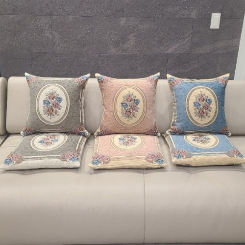 이태리 자카드 다누비오 쇼파 쿠션커버