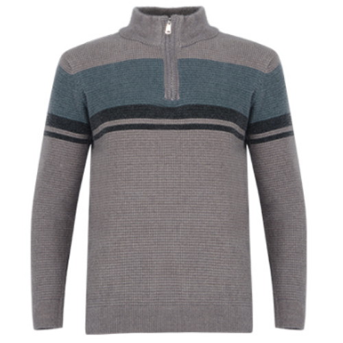 페라어스  배색 하프집업 니트셔츠 CTFW3RV2030