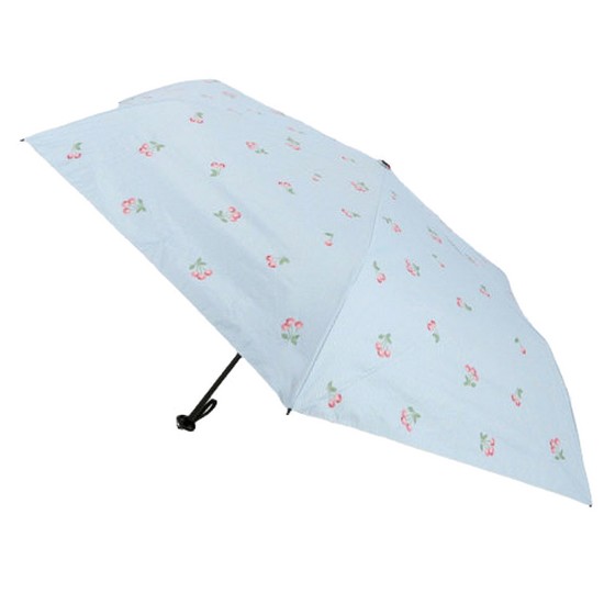 루이까또즈 초경량 3단 슬림 체리 스트라이프 우양산 MULQU60082