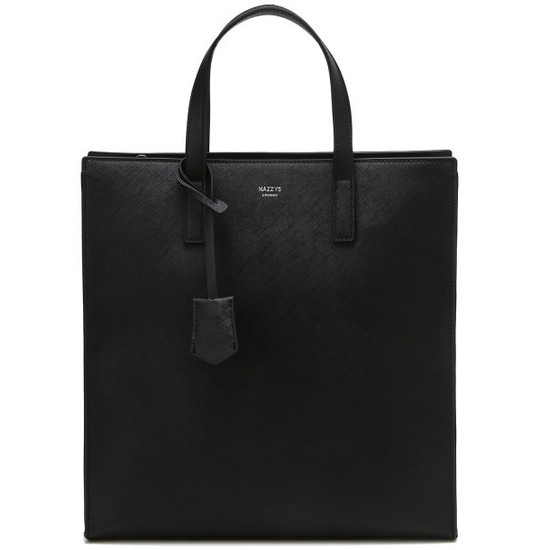 헤지스 가죽 토트백_HJBA3F887BK