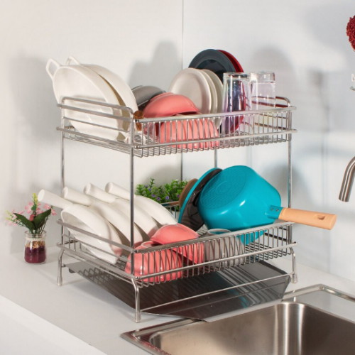 다다리빙  슈타빌 스텐 304 식기건조대 베이직 2단 세로형