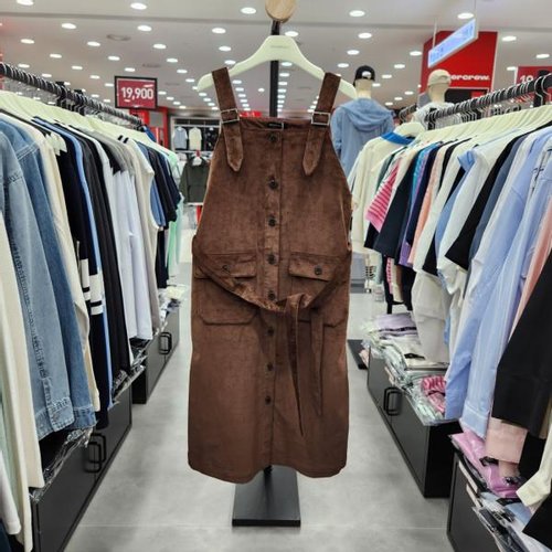 체이스컬트 여 CFRG6171C08 코듀로이 뷔스띠에 원피스