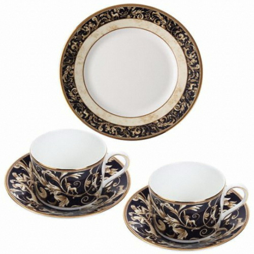 웨지우드 코누코피아 2인 티세트 5P