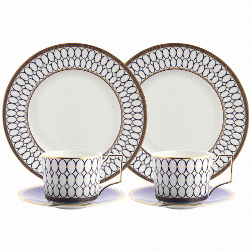 웨지우드 르네상스 골드 2인 티세트 C