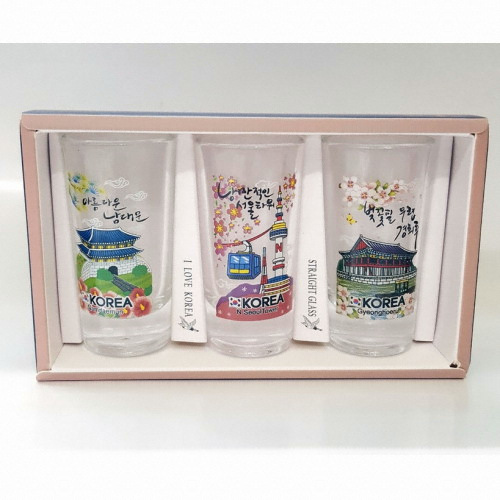한국 전통 양주잔세트 3P 관광지