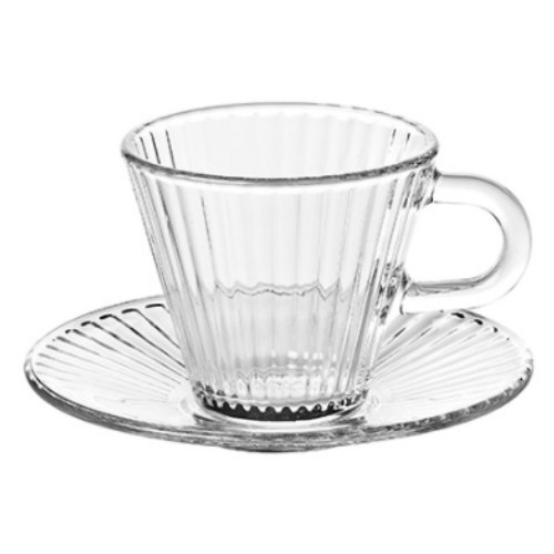 글라스락 보에나 드 모네 커피머그 앤 받침 190ml