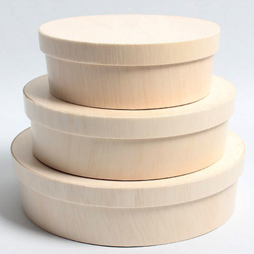 우드 도시락 원형 (중)