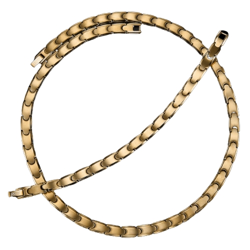 발란스3000 알베로G 하이 게르마늄 목걸이+팔찌 세트 골드