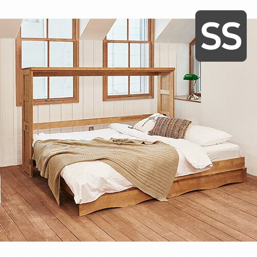 리센트 로렌스 가로형 폴딩 원목침대 SS