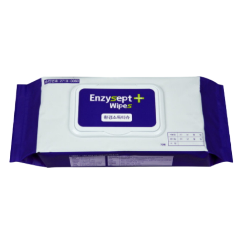 에이치피앤씨  엔지셉트 플러스 와입스 환경소독티슈 캡형 70매