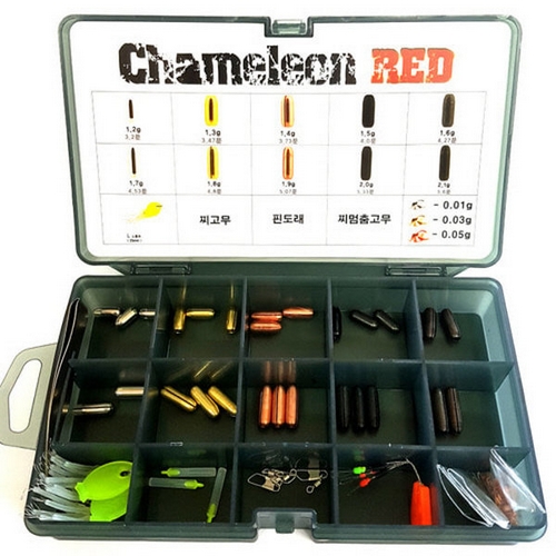 파란낚시  자자손손 카멜레온 레드 멀티추 세트